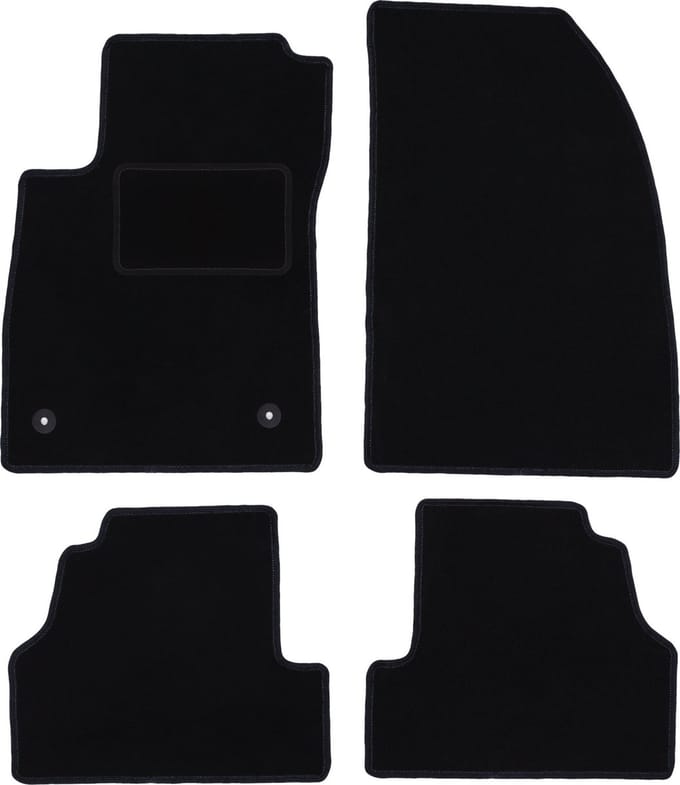 Zwarte velours vloermatten voor: Chevrolet Trax crossover (2013-)