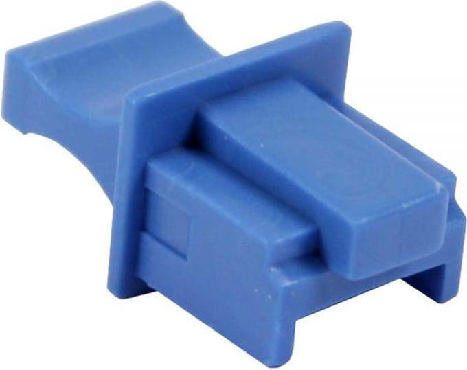 RJ45 (m) afsluitcover voor RJ45 (v) poort - per stuk / blauw