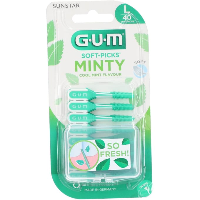 GUM® Soft Picks® Comfort Flex Cool Mint L 40 Tandenborstel