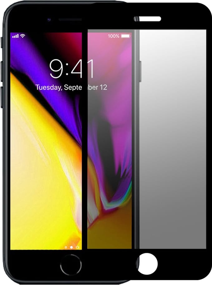 Screenprotector Geschikt voor iPhone 6 Screenprotector Privacy Bescherm Glas - Screenprotector Geschikt voor iPhone 6 Privacy Screenprotector Tempered Glass