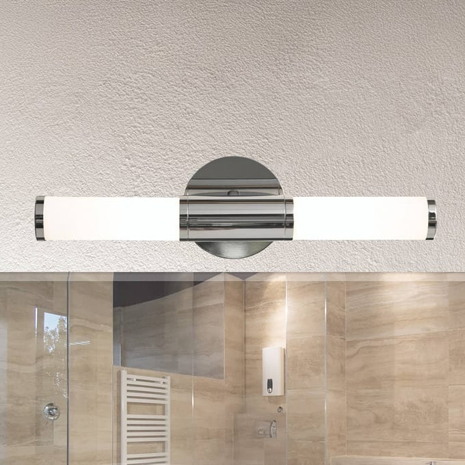 EGLO Aantrekkelijke wandlamp Palmo 2 lichts chroom