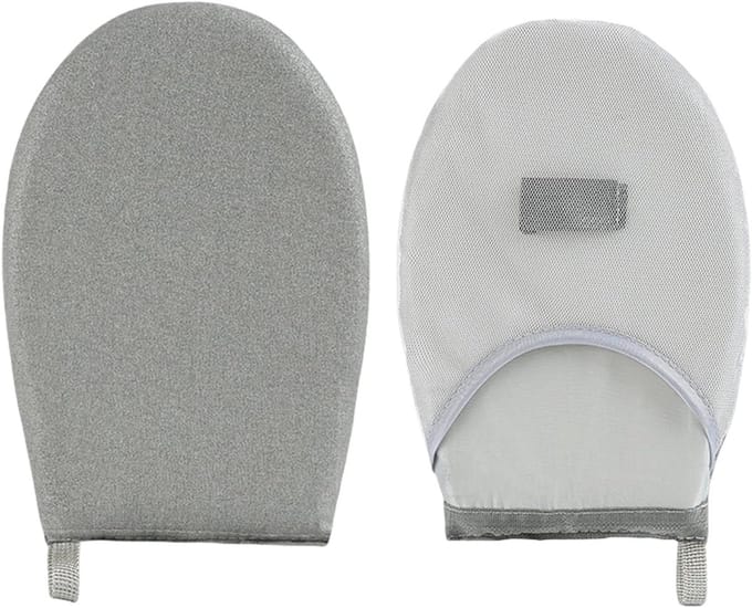 Stoomhandschoen - Strijkpad - Veilig Stomen - Waterdicht Hittebestendig - 23 x 15 cm - Grijs