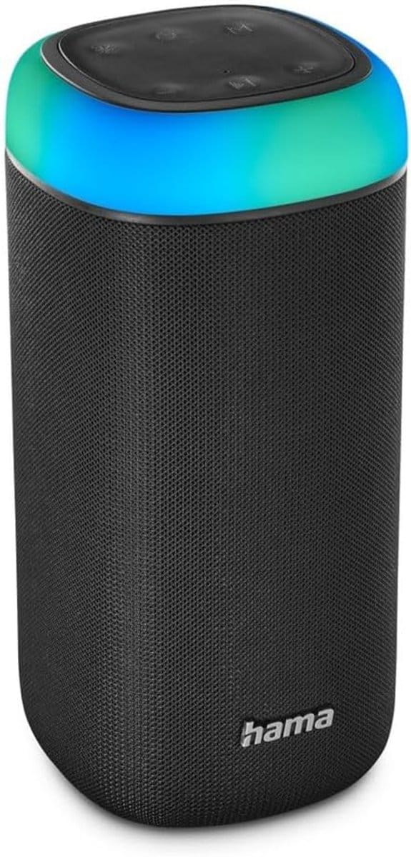Draagbare Stereoluidspreker - Bluetooth Speaker - Muziek Luisteren - Spatwaterdicht IPX4 - 30W Vermogen - Zwart