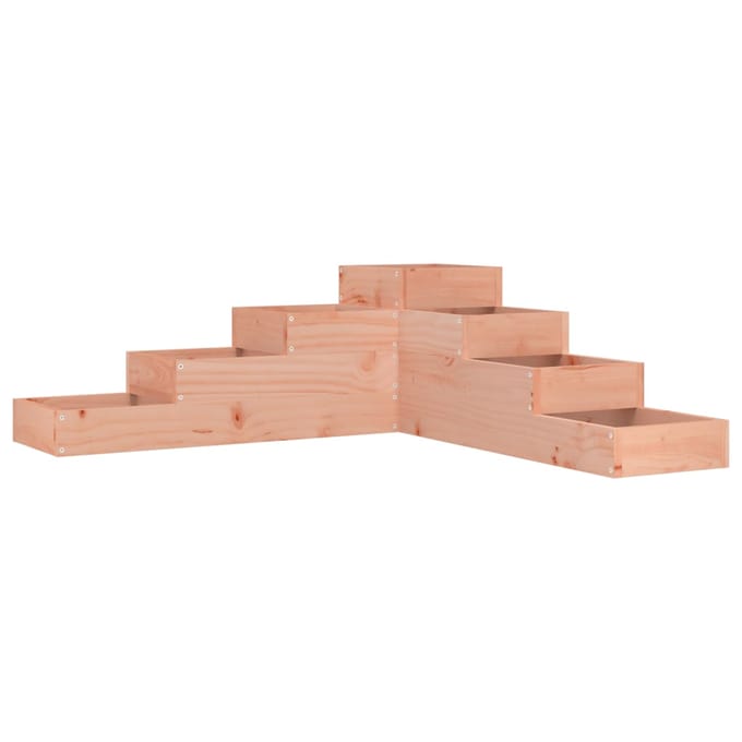 vidaXL - Plantenbak - 4-laags - 106x104,5x36 - cm - massief - douglashout