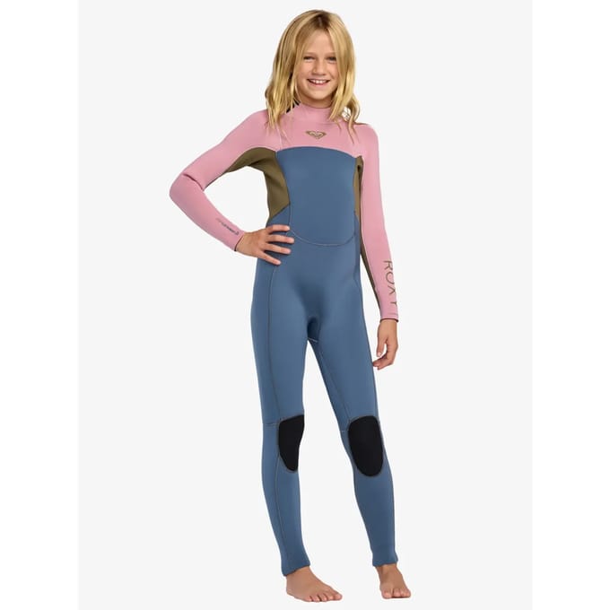 2026 Roxy Junior Prologue+ 4/3mm Rug Ritssluiting Wetsuit -