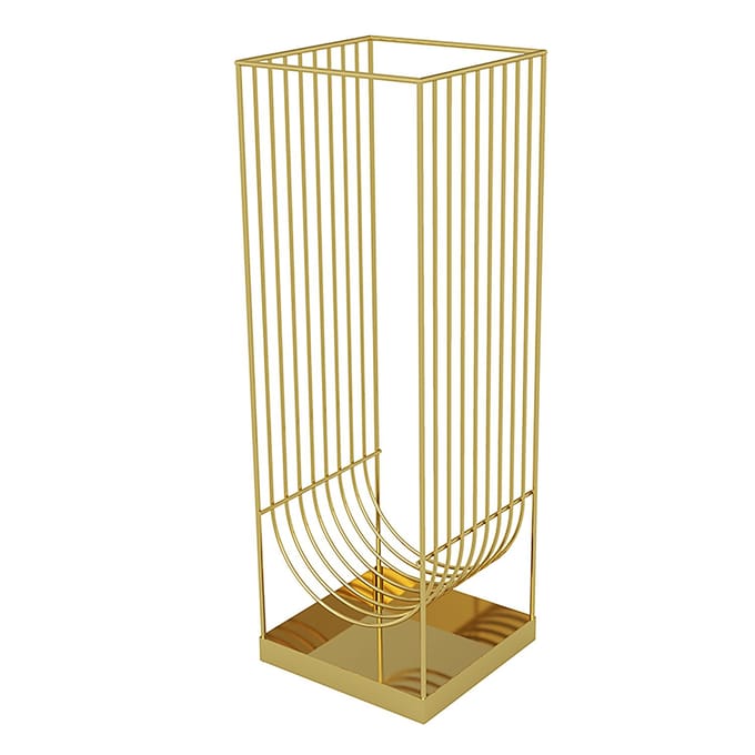 AYTM paraplubak Curva, goudkleurig, hoogte 56 cm, staal