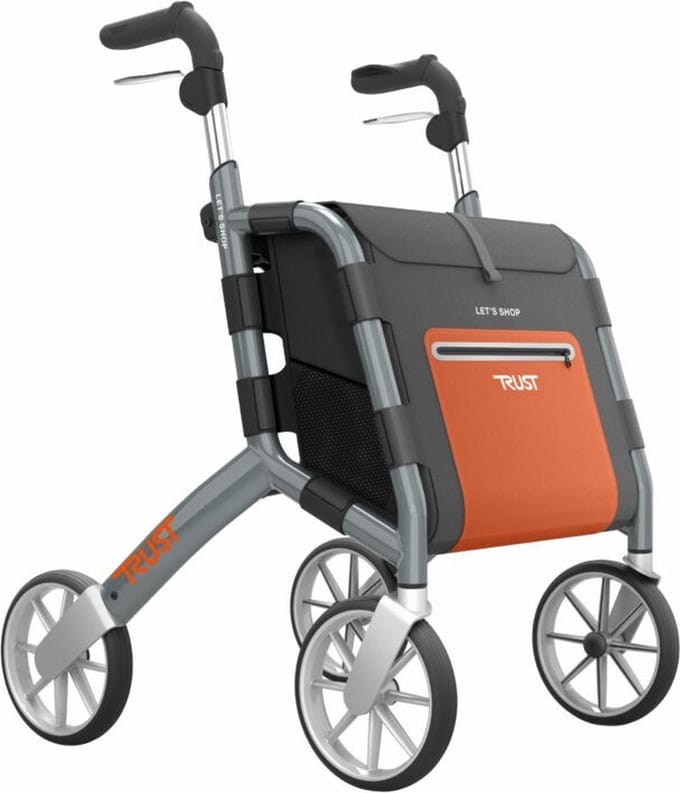 Mobio rollator Let's Shop - inclusief boodschappentas 25L