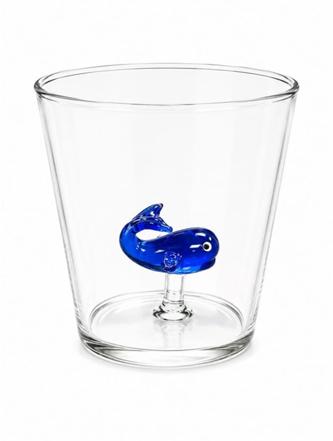 Basic Culinair Drinkglas met Dier – Walvis - 350 ml