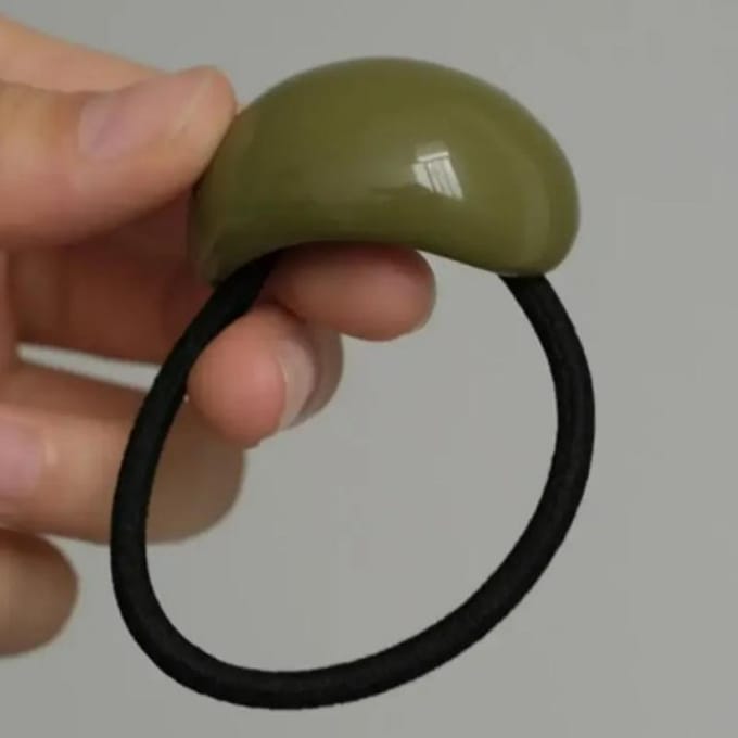 Bandes élastiques pour cheveux Accessoires pour cheveux Couvre-chef Élastique pour queue de cheval Chouchou pour femmes café clair