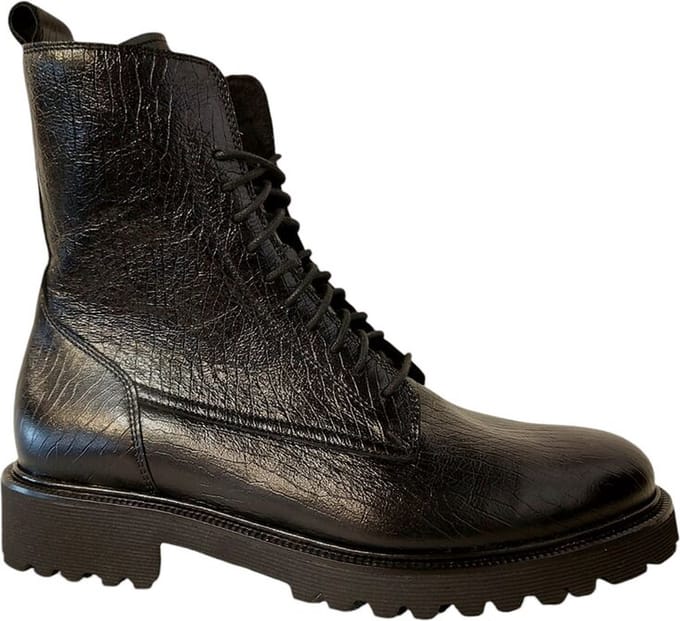 Durea Veterboot 9801 185 1275 Zwart Wijdte H