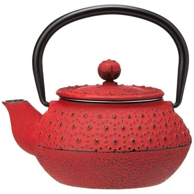 IBILI Théière - 0,30 l - Fonte rouge rouge