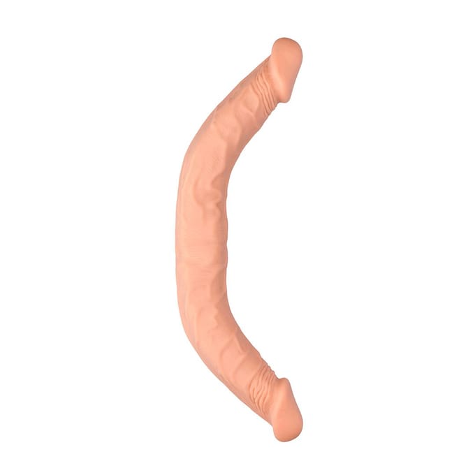 Dubbele Dildo Huidskleur - 43 cm