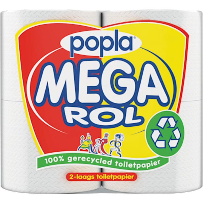 Toiletpapier 2 laags recycled