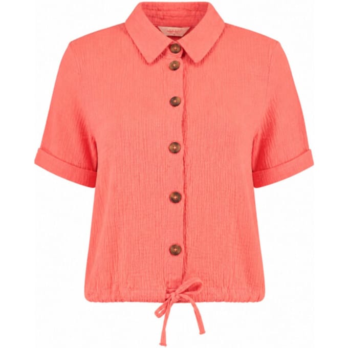 ONLY - ONLTHYRA S/S V-NECK STRING TOP CS WVN Dames Top