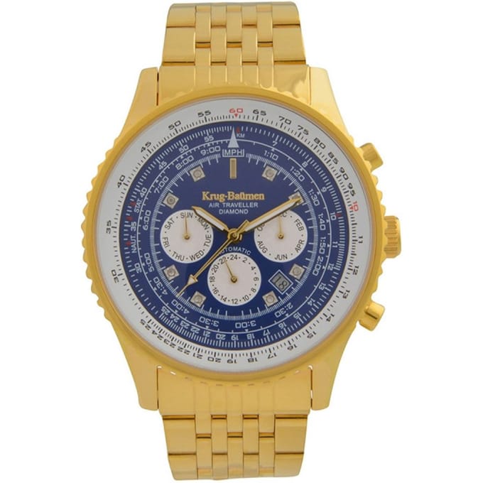 Krug Ba&uuml;men&nbsp;Air Traveller Diamond Automatic 46mm&nbsp;600114DSA