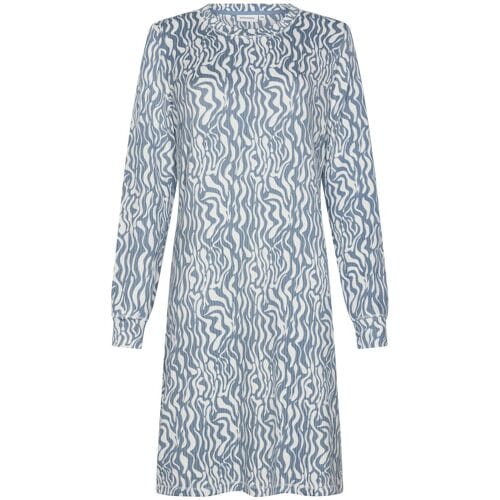 Pastunette - Blue Mirage - Nachthemd - Maat 46 - Blauw - Fleece