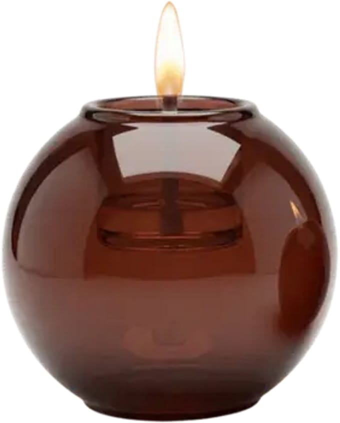 Tenderflame Globus Candle 15 Amber