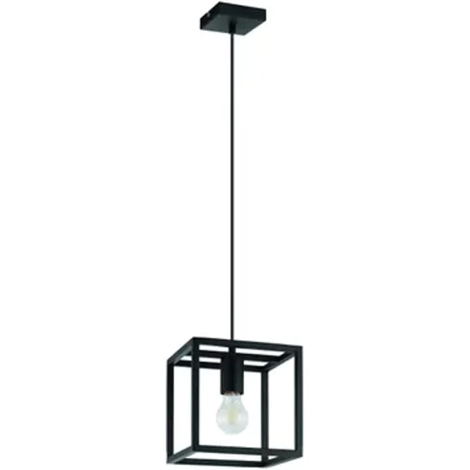EGLO Eldrick Hanglamp - E27 - 20 cm - Zwart