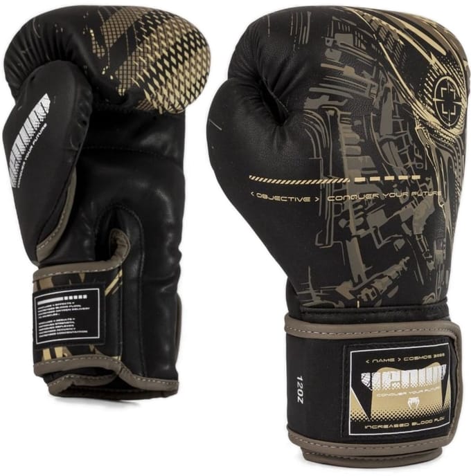 Venum Invader Bokshandschoenen Zwart Zand - 16 OZ