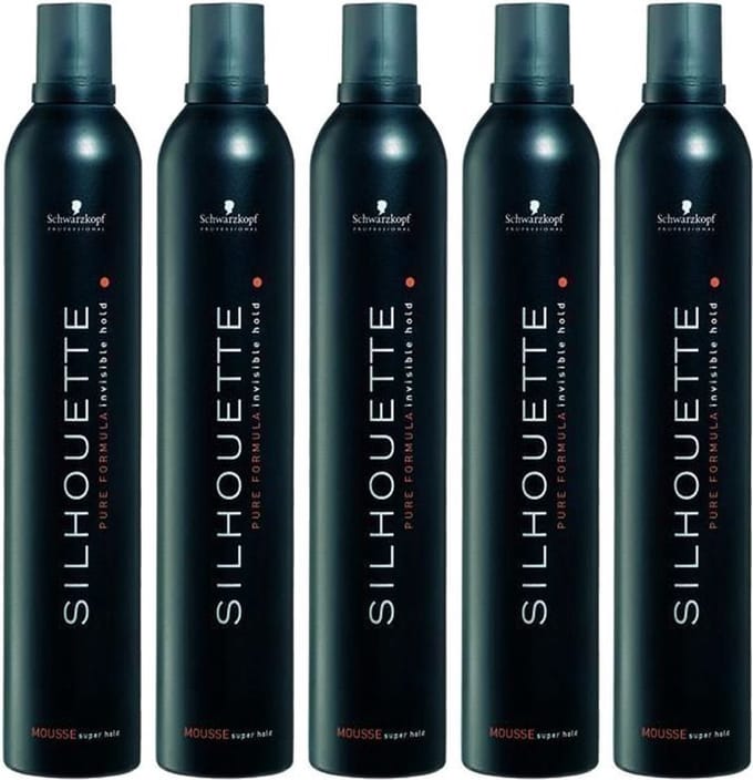 15X Schwarzkopf Silhouette Super Hold Mousse 500ml