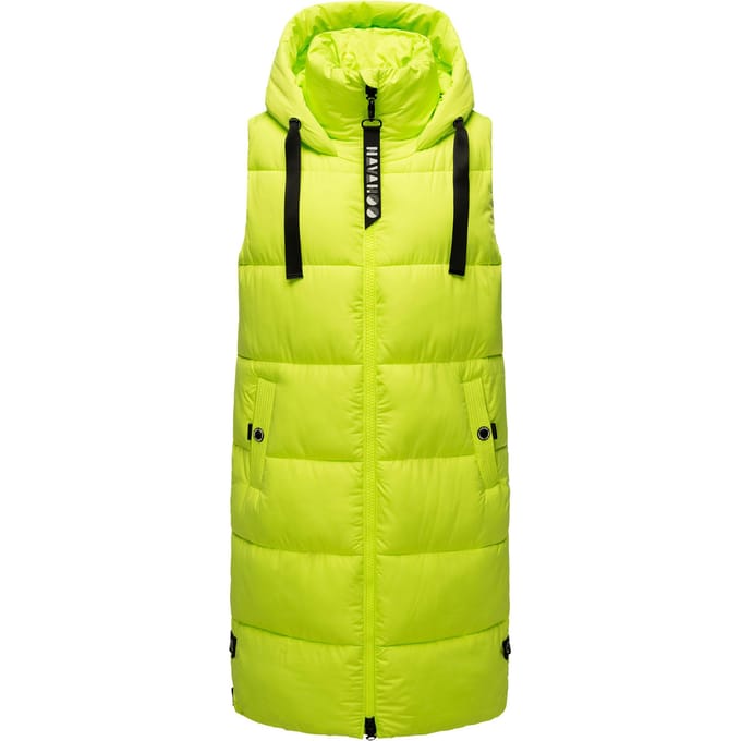 Navahoo dames lange bodywarmer Schnuffelchen – Warm & Stijlvol met Capuchon