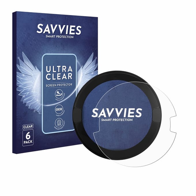 Savvies - Screenprotector voor OOONO P-DISC NO2 - Folie Beschermfolie transparant 6 Stuks