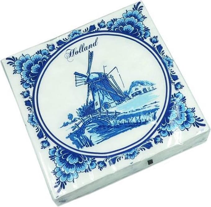 Servetten Molen Papier 20 stuks - Souvenir Servetten