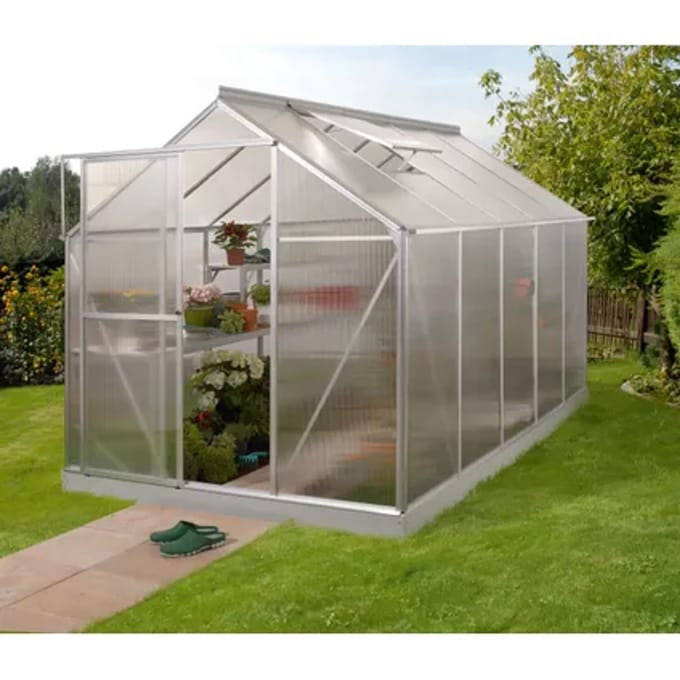 Vitavia Kas Triton 6200 - Polycarbonaat 6mm - Aluminium - 198x317x208cm