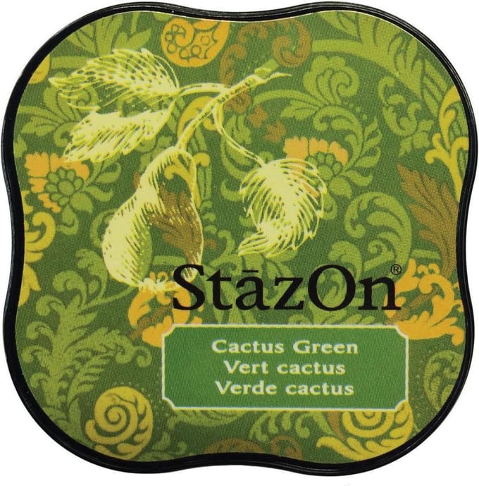 Stazon sneldrogend stempelkussen midi Cactus Green