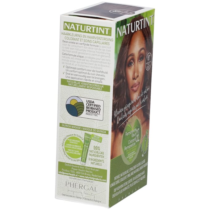 6.7 Donker Chocolade Blond - NATURTINT - 170ml - Vegan - Ammoniakvrij - BioBased Certified - Microplastic FREE
