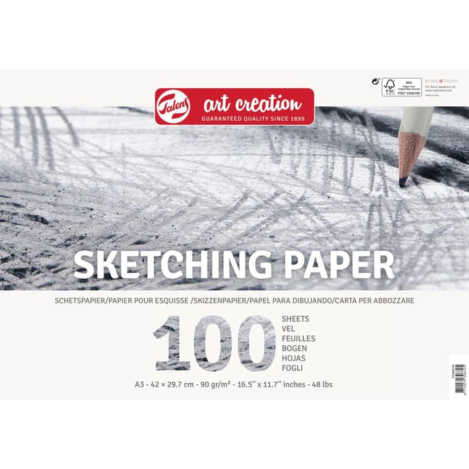 Talens Kunstcreatie "Schetspapier" - DIN A3