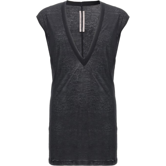 Rick Owens Zwarte Katoenen T-Shirt