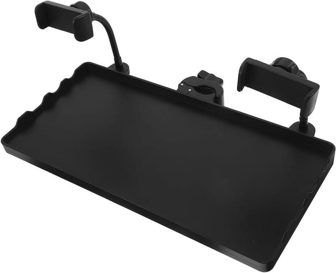 Microfoonstandaard Dienblad - Muziekblad Telefoonhouder - Live Streaming Studio - Compact Functioneel Ontwerp - 35 x 22 x 17 cm
