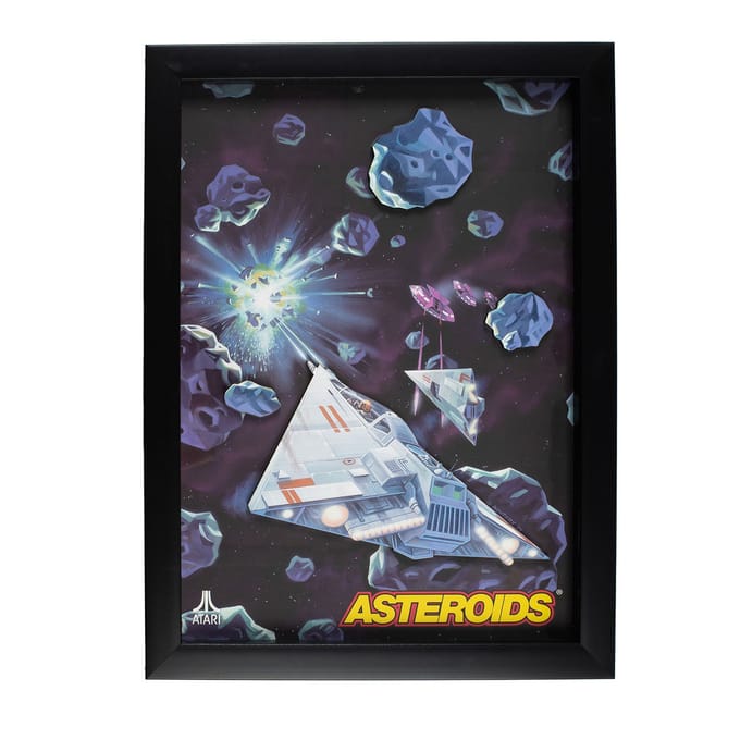 Thumbs Up! - Official Atari 3D Wall Art - Asteroids Collection - Afbeelding
