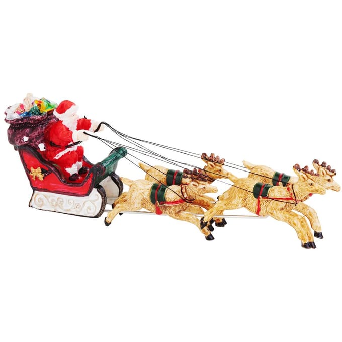 VBS Decoratiefiguur "De kerstman op reis"