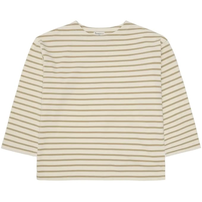 Dames-T-shirt met lange mouwen KnowledgeCotton Apparel