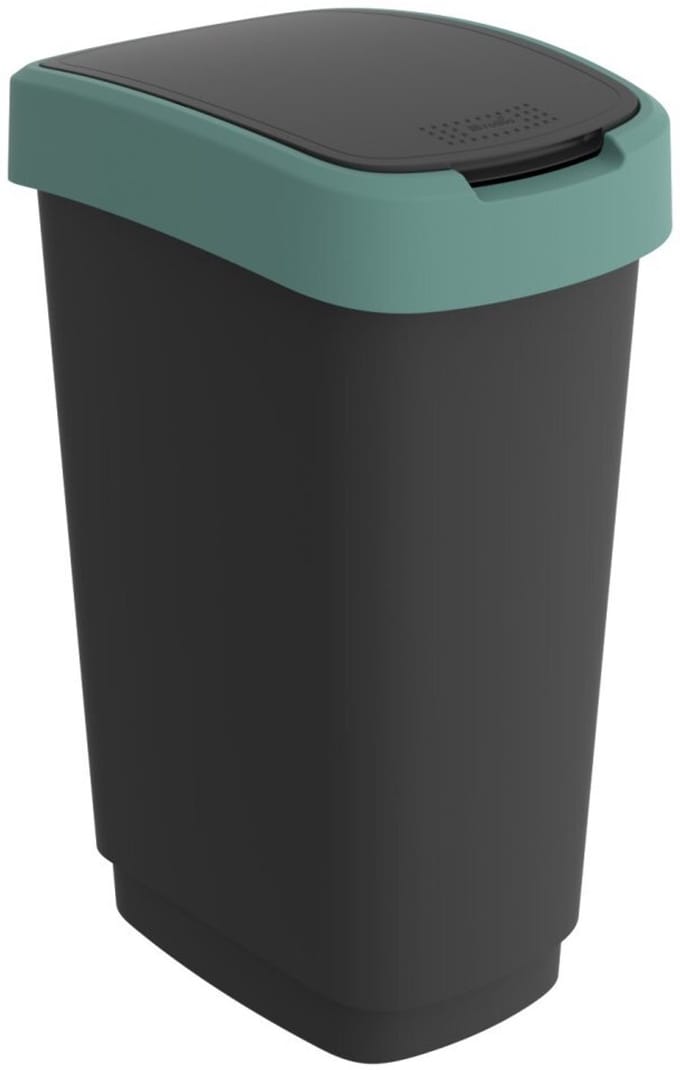 Rotho Twist Afvalbak 50L Mistletoe Groen/Antraciet