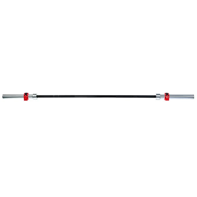 HMS GFCD450 Serie - Olympische Halterstang - 450kg Maximaal - Radeerhandvat - Chromen Afwerking