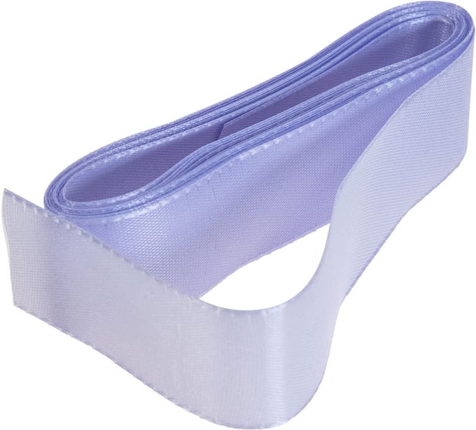 Decoratief lint cadeaulint paars lint zelfkant 25mm 3m 10st