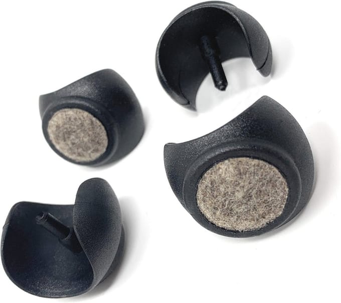 Set van 8 Viltglijders voor Stoelen Ø 24-26 mm - Stil en Beschermend