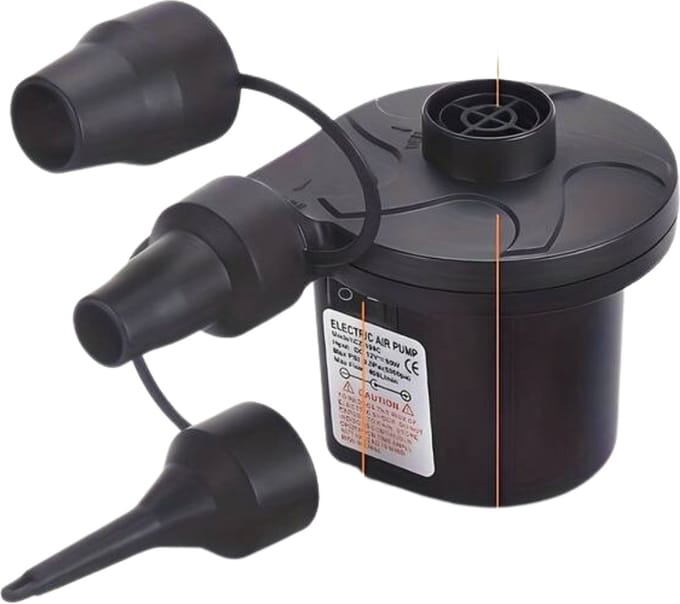 Livano Luchtbedpomp - OpblaaspompLucht Pomp - Luchtpomp - Camping Pomp - Elektrisch - Zwart