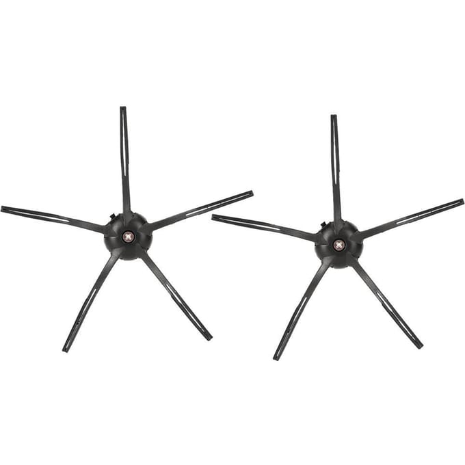 2 Stuks Zijborstel Vervangingsaccessoire voor XIAOMI Roborock S6 S5 E35 E2 Veegrobot Zwart black