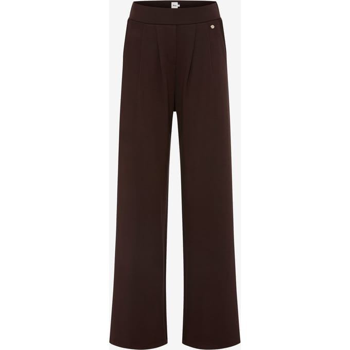 Brax Dames Palazzobroek  Style MAINE brunette, donkerbruin, maat XL