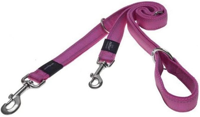 Rogz Utility Multilijn Roze - Hondenriem - 180x2 cm