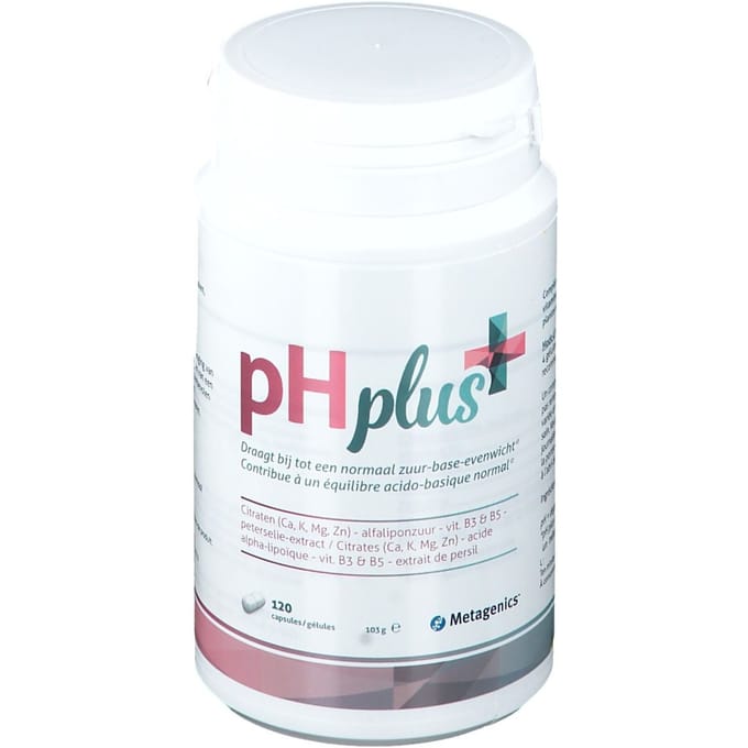 Ph Plus Pot Caps 120 20554 Metagenics