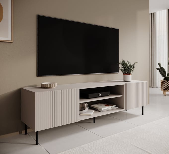 Meubella - TV-Meubel Alex - Beige - 181 cm