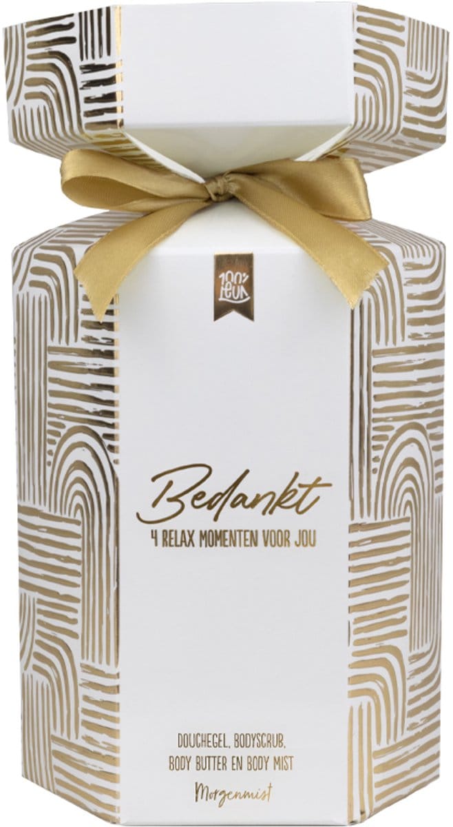 100%LEUK - Cadeaupakket - Bedankt