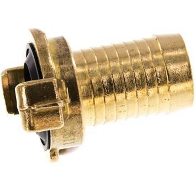 25 mm (1'') Slangpilaar Messing GEKA Tuinslangkoppeling