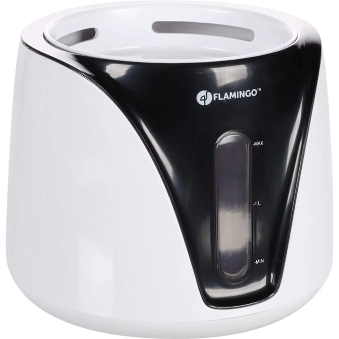Flamingo Drinkfontein - Adriana - Zwart/Wit - 2l