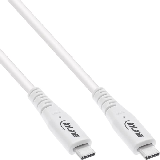InLine USB-C Kabel - USB4 - 240W PD - 2 meter - Wit